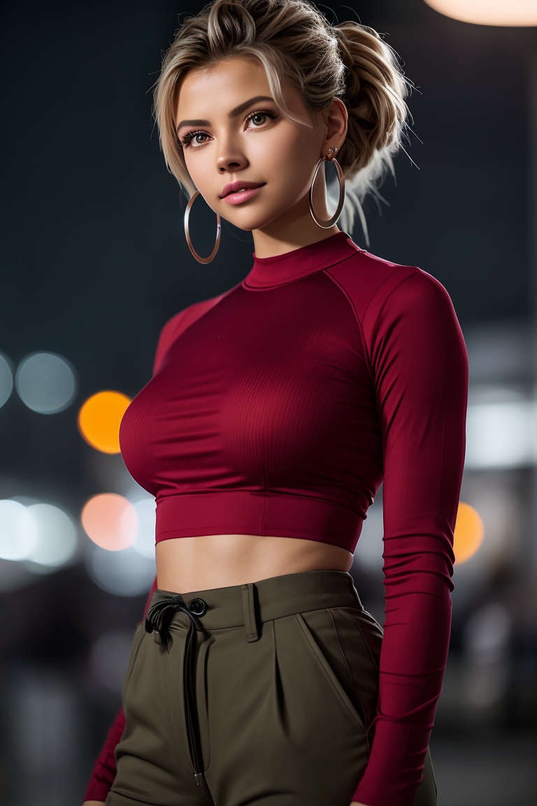 00411-3125279817-icbinpICantBelieveIts_final-photo of beautiful (jg_n4t4lee_0.99), a woman as a TikTok celebrity, hair upsweep updo, (red long sleeve top_1.2), (long trouser.png